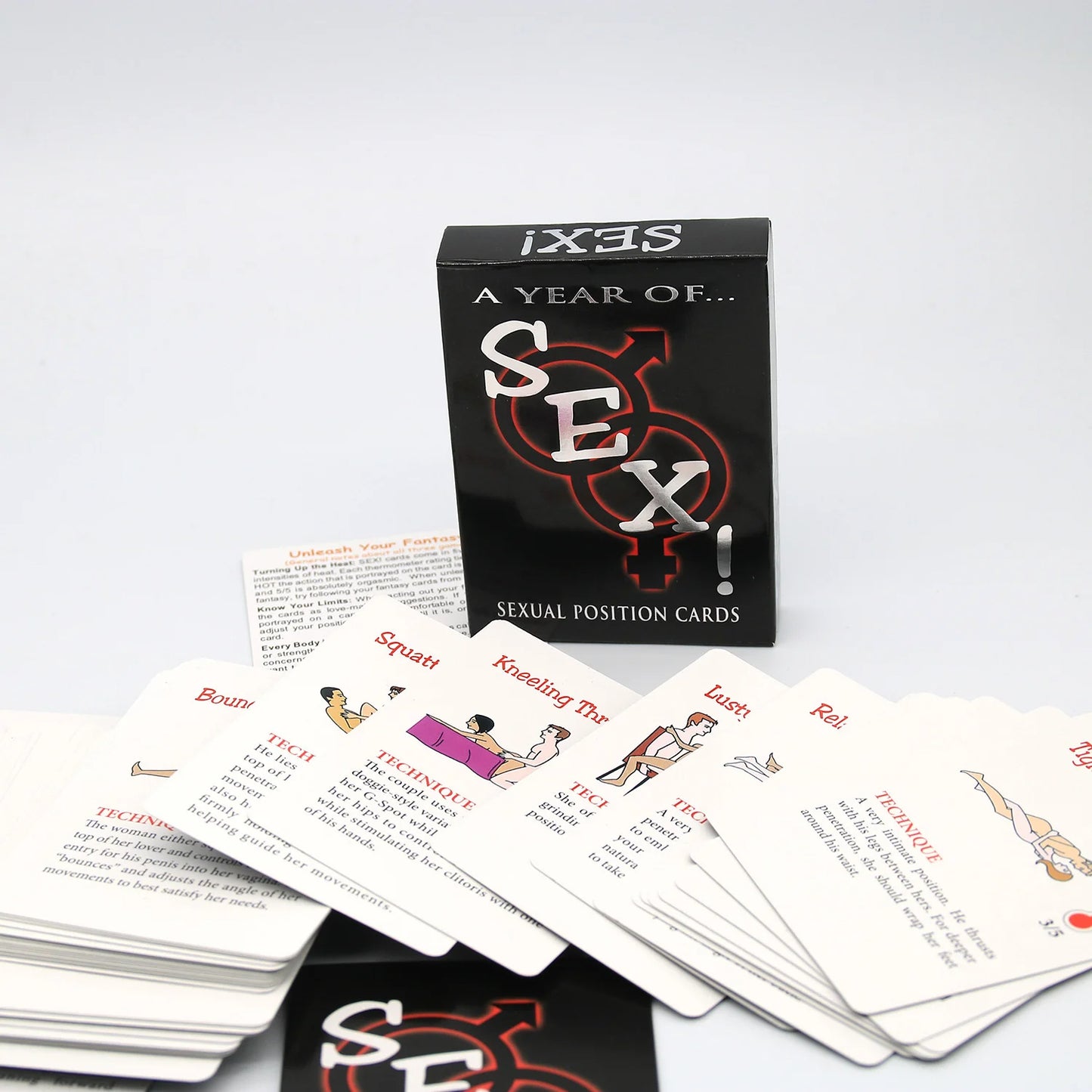 A year of Sex | Sexual Position Cards