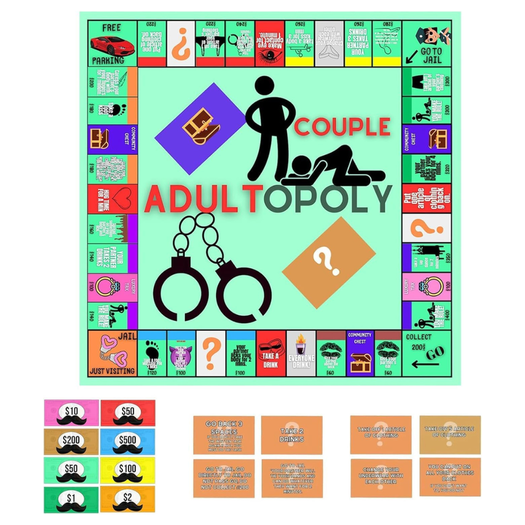 Adultopoly | Couple Board Game for Adults