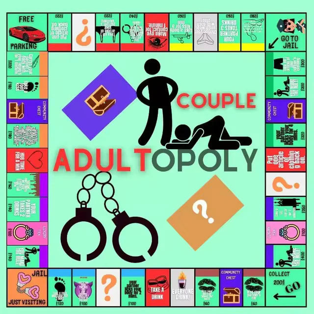 Adultopoly | Couple Board Game for Adults